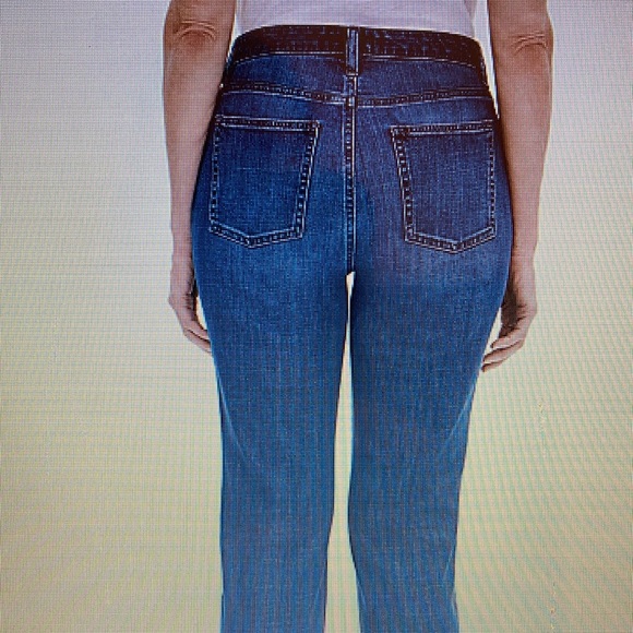 Lovely Eileen Fisher stretch straight leg jeans - Picture 12 of 12